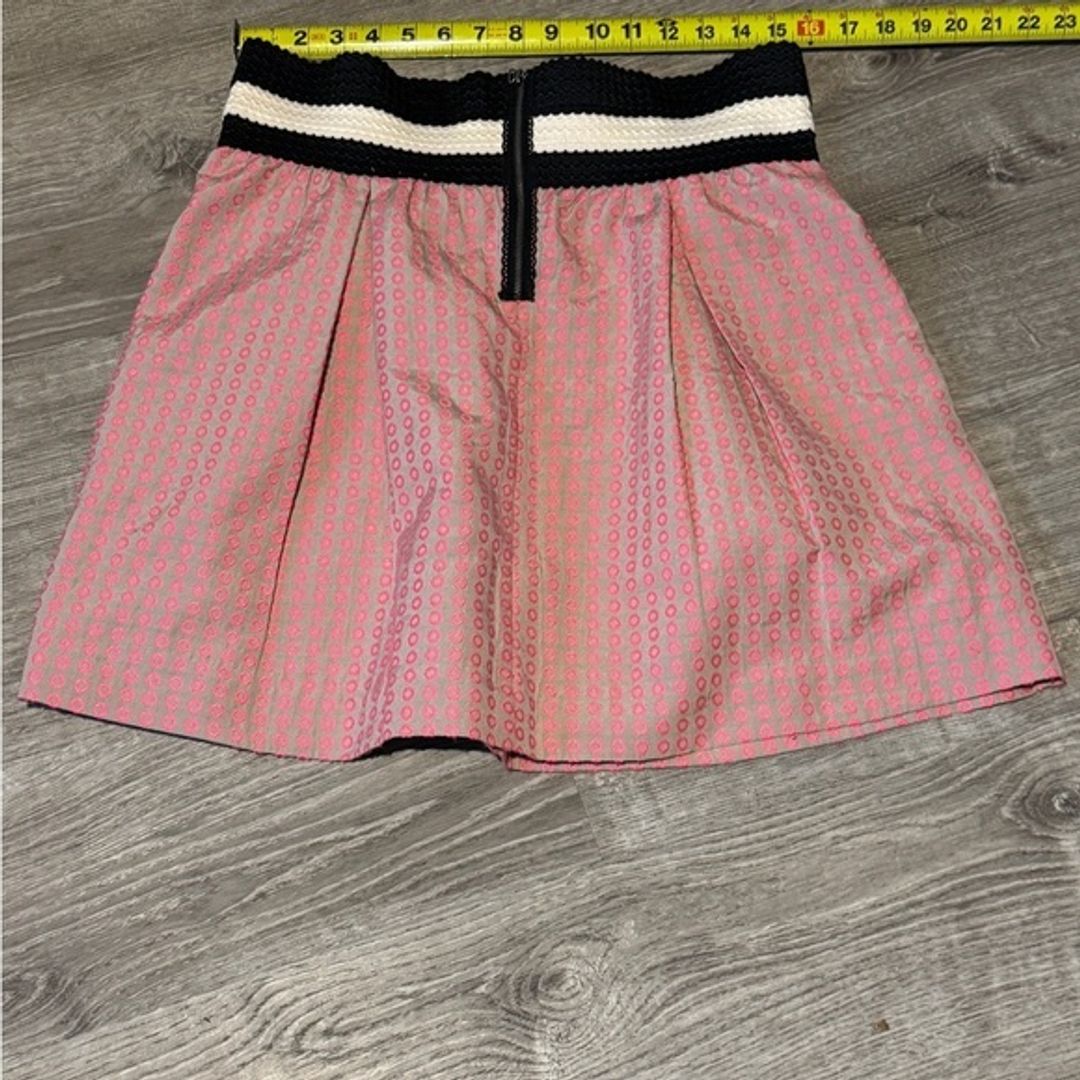 Maeve Pink Patterned Mini Skirt