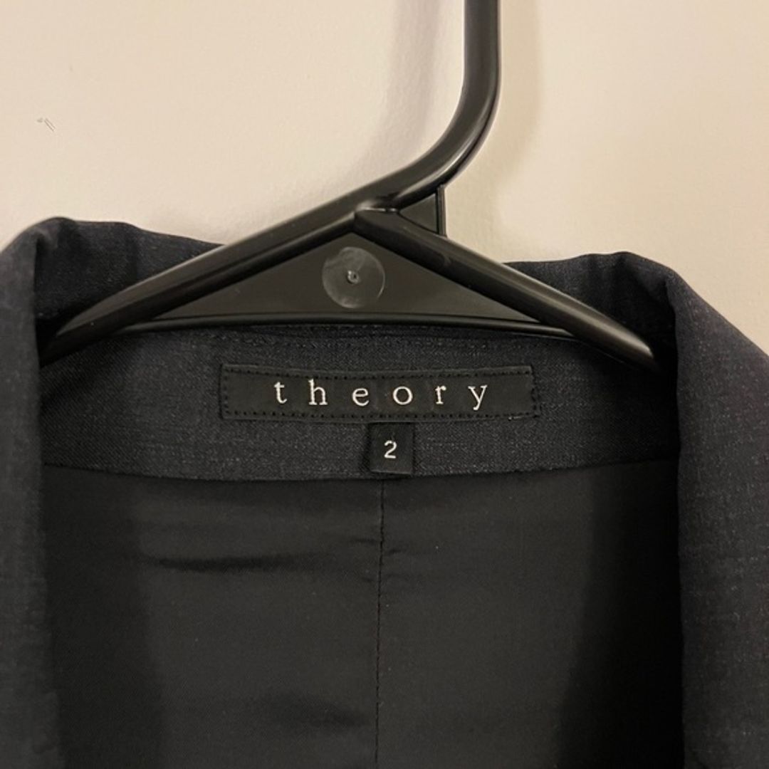Theory Navy Wool Blazer