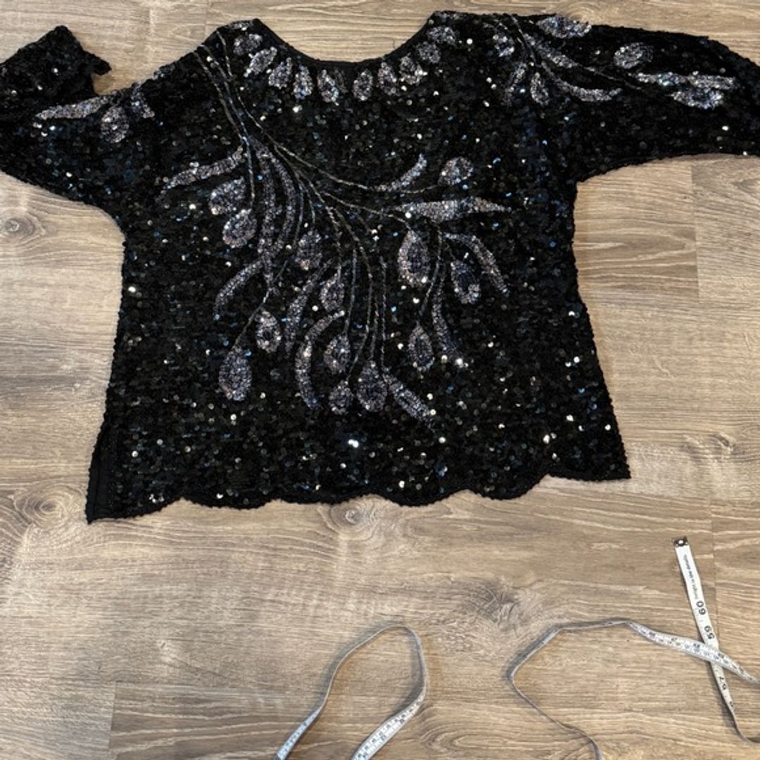 Vintage Sequin Top