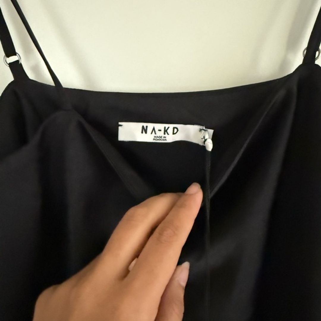 NWT NA-KD Elegant Black Mini Dress