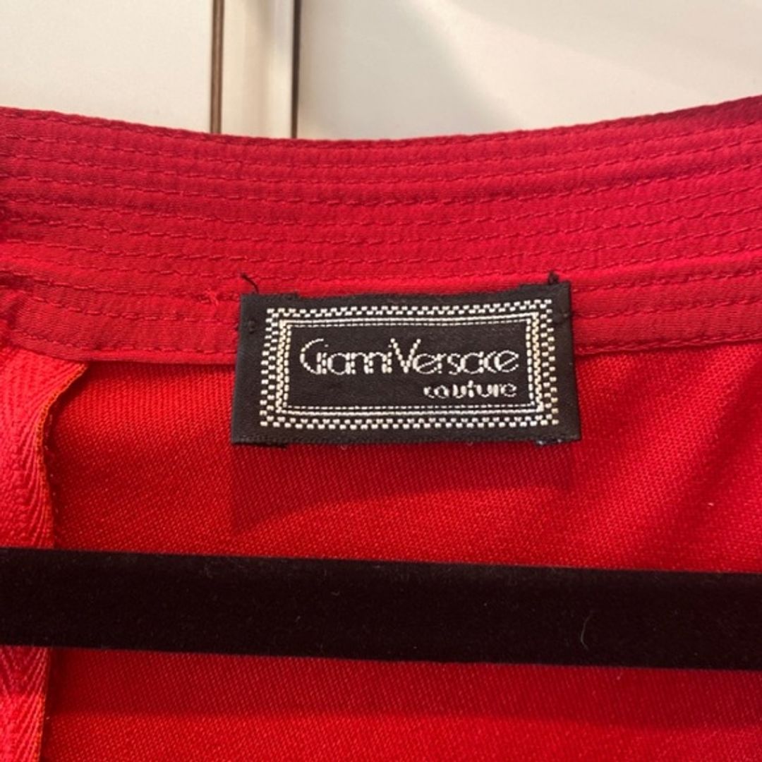 Versace Gianni Versace Couture ‘90s Red Top