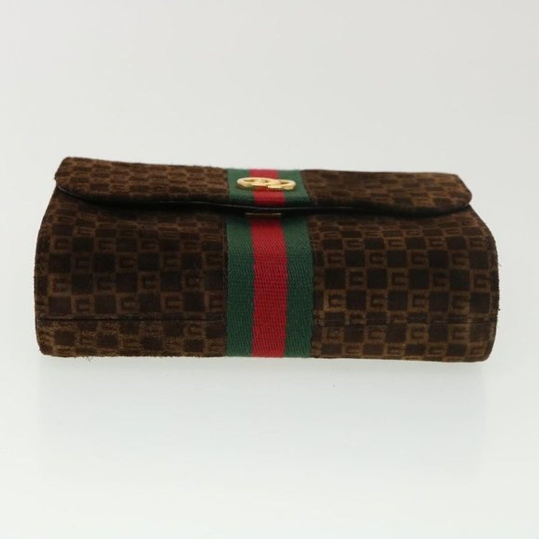 Gucci G Suede Clutch