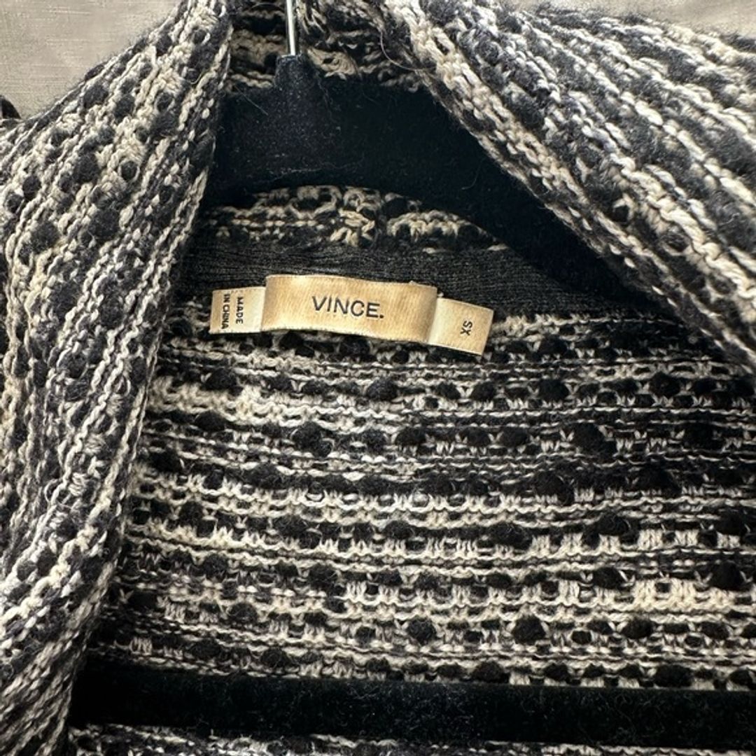 Vince Sweater Fringe Coat