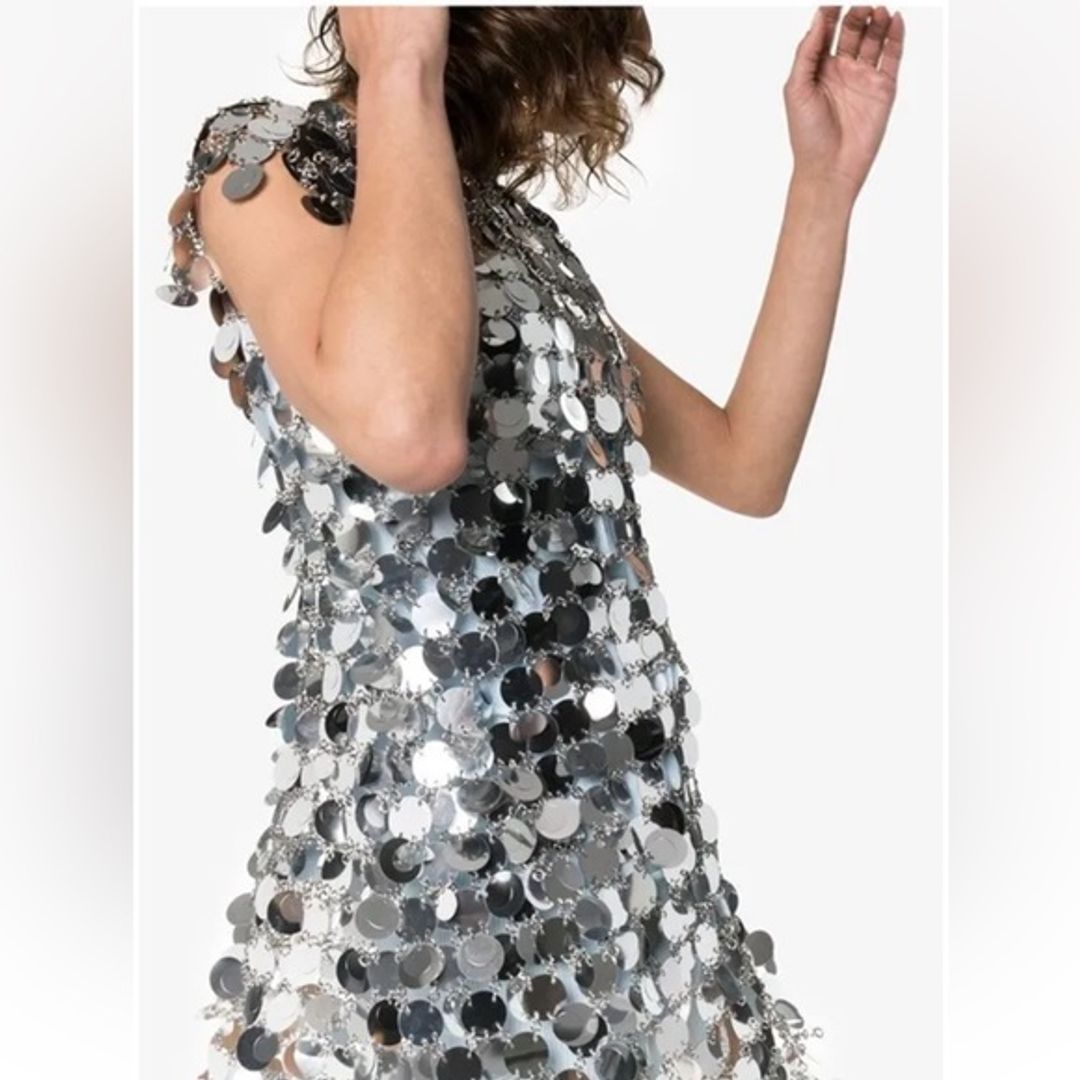 NWT Rabanne Disc Chainmail Dress