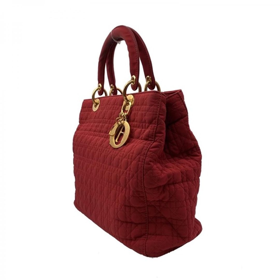 Dior Lady Dior Nylon Medium Tote w Dustbag and Authenticity Certificate
