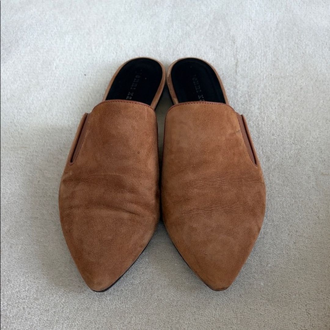 Jenni Kayne Suede Mules Saddle