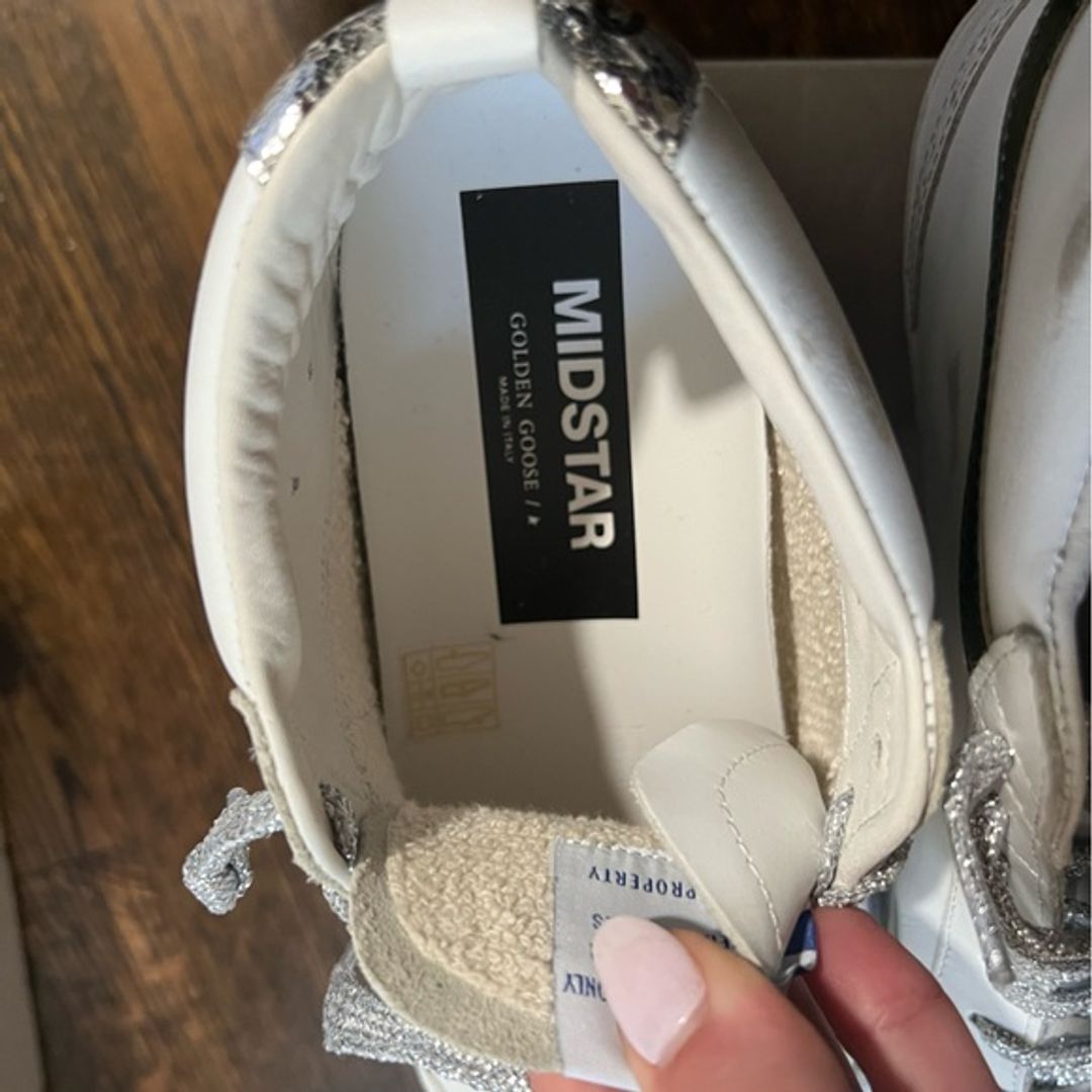 NWT Golden Goose Mid Star Sneakers White
