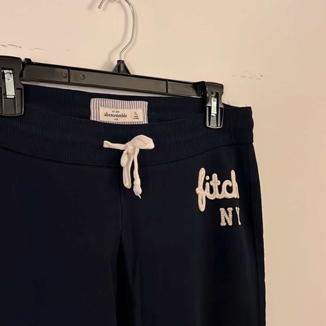 Abercrombie Kids Embroidered Jogger Sweatpants