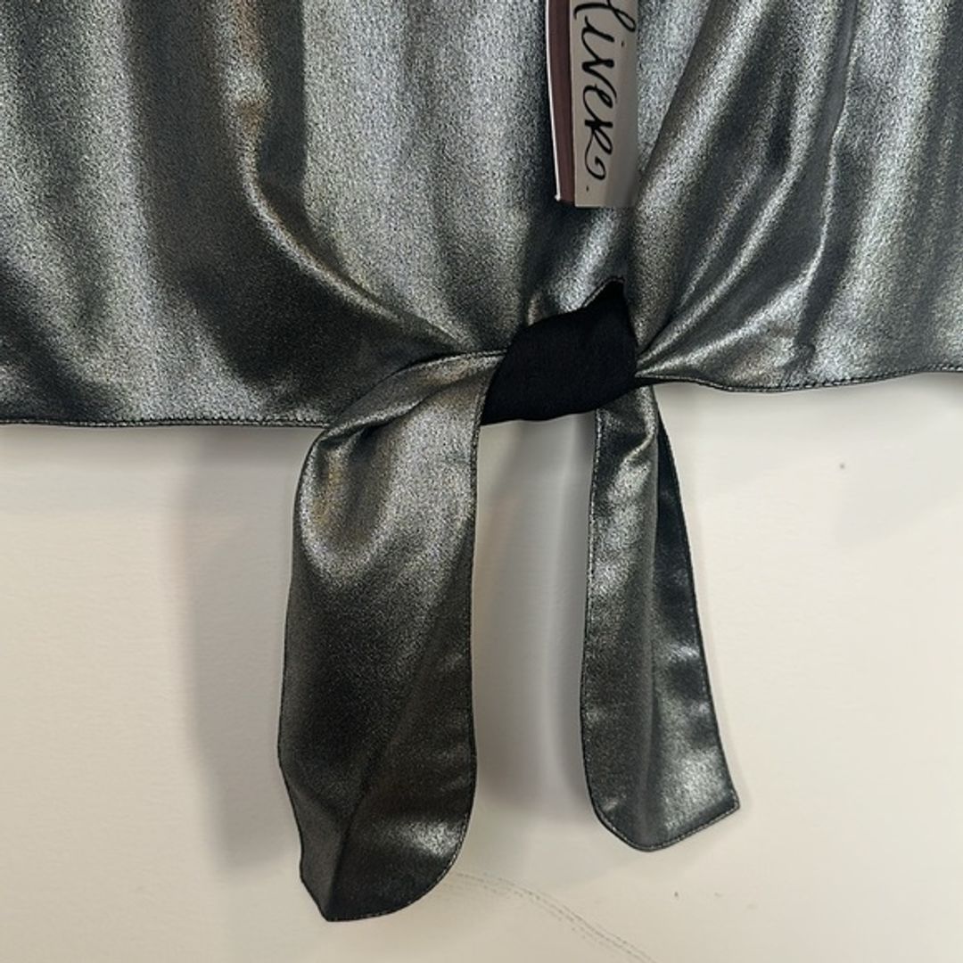 NWT Anthropologie Chloe Oliver Galaxy Cami Silver