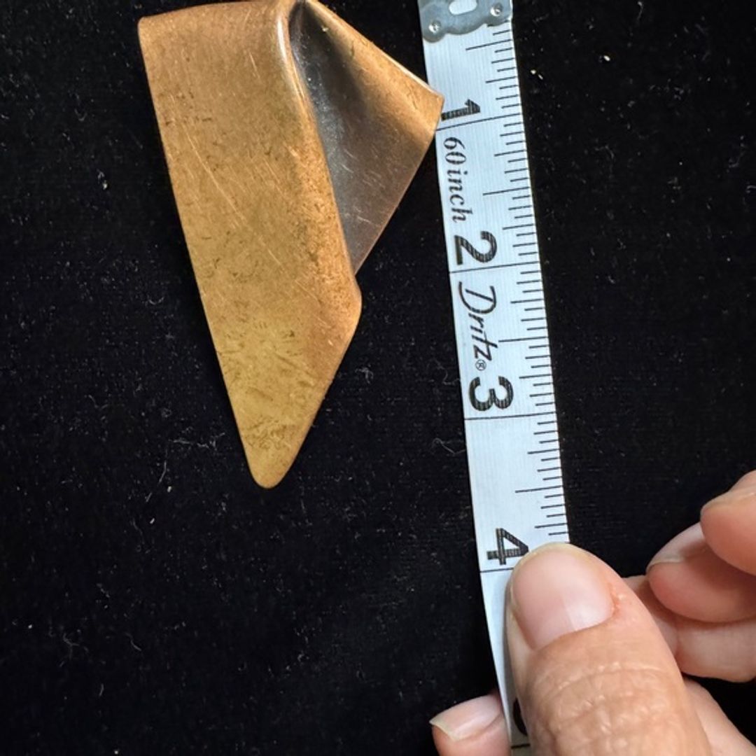 VTG Copper Brutalist Brooch