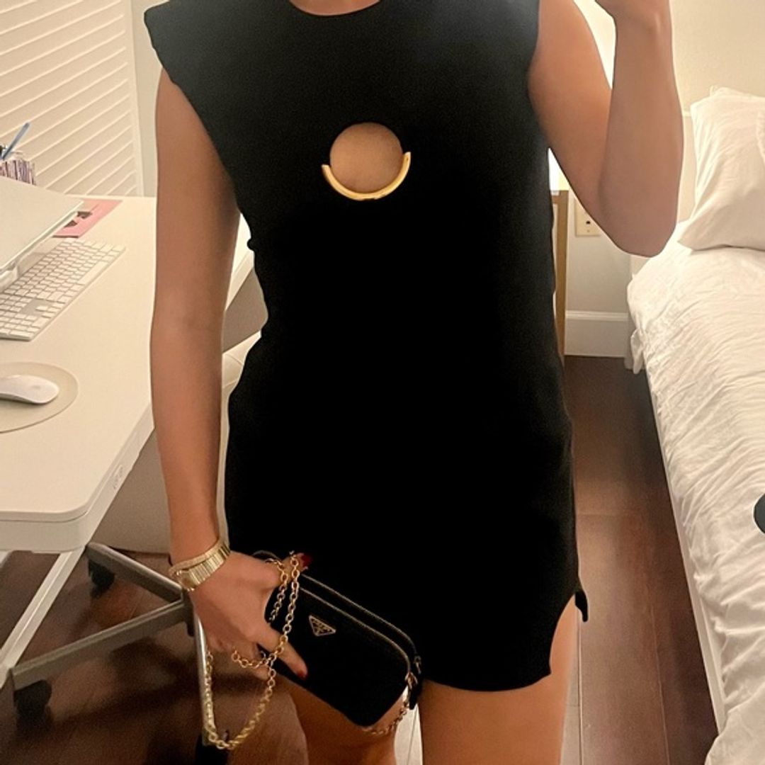 NWT Versace Black Mini Dress
