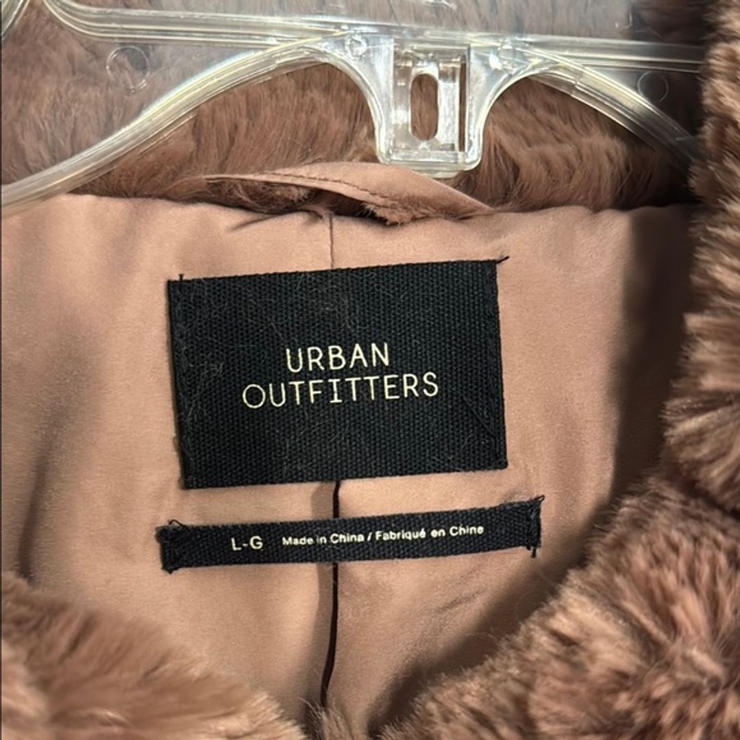 Urban Outfitters Brown Teddy Jacket