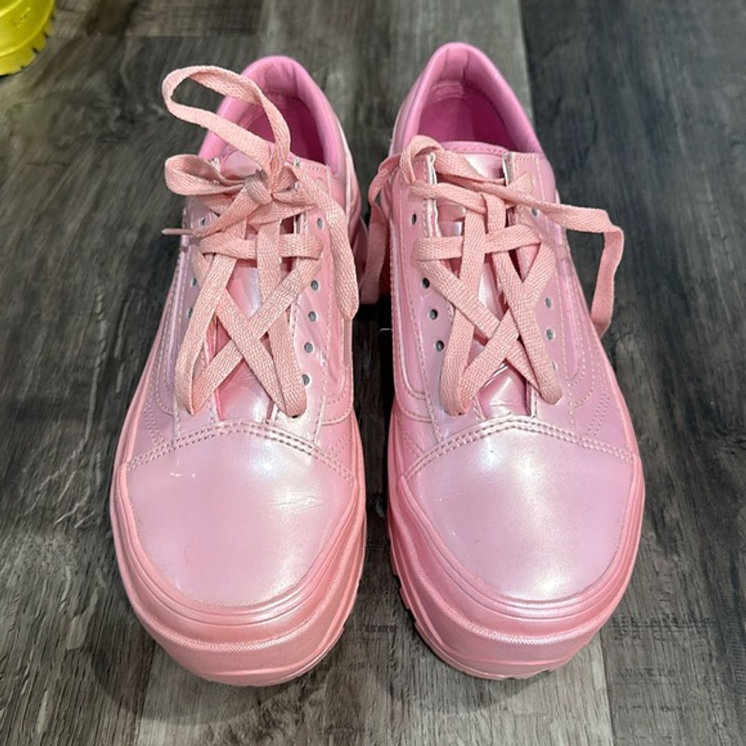 Vans x Collina Strada Pink Platform sneakers - EUC