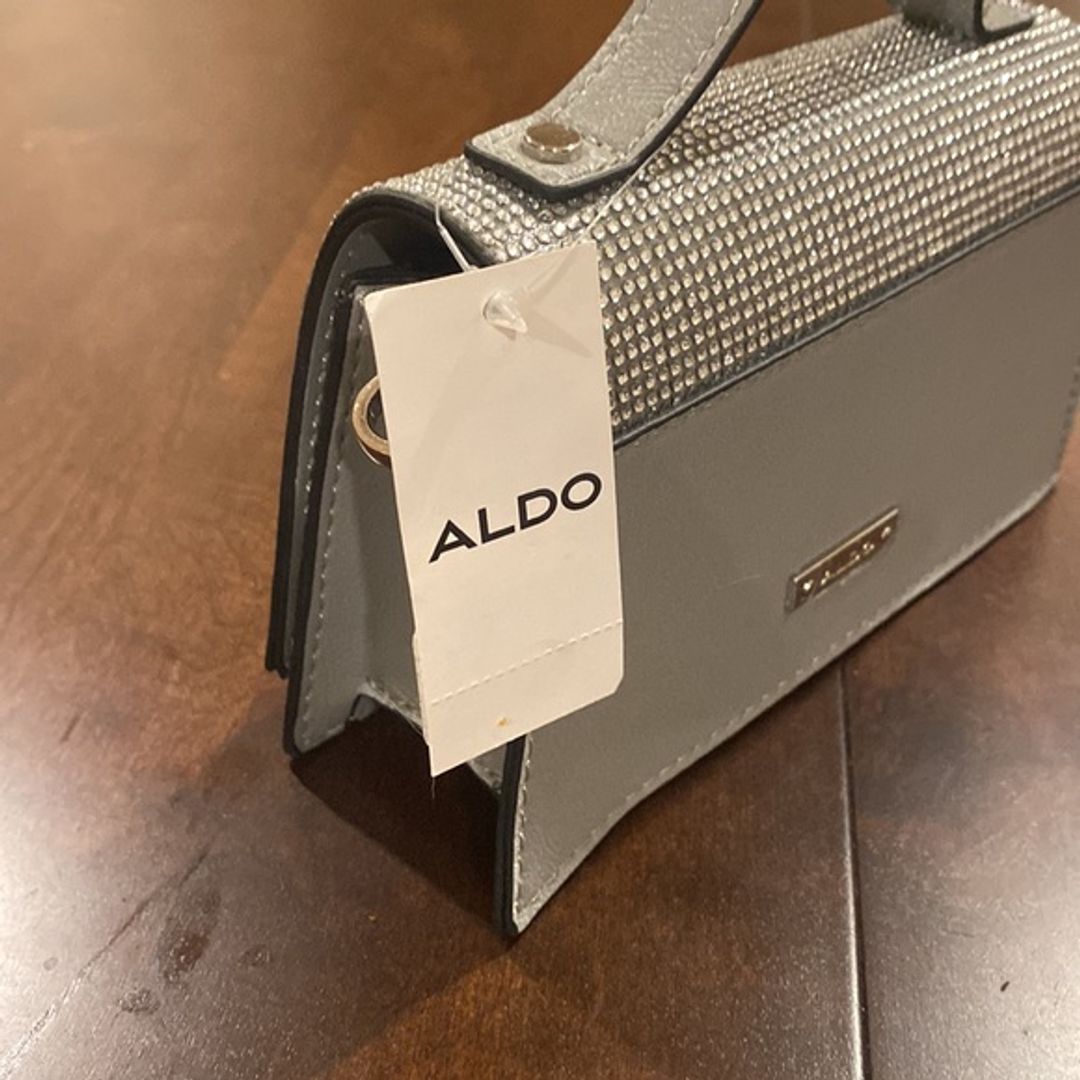 NWT Aldo Rhinestone Papionne Top-handle Bag