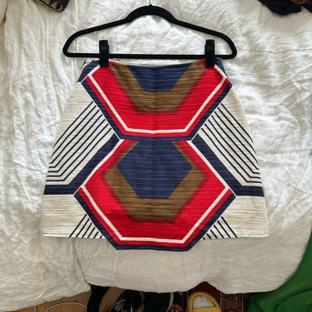 MiuMiu Linen Mod Skirt