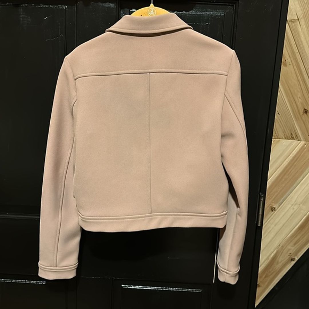 Zara Double Breasted Cropped Jacket #3