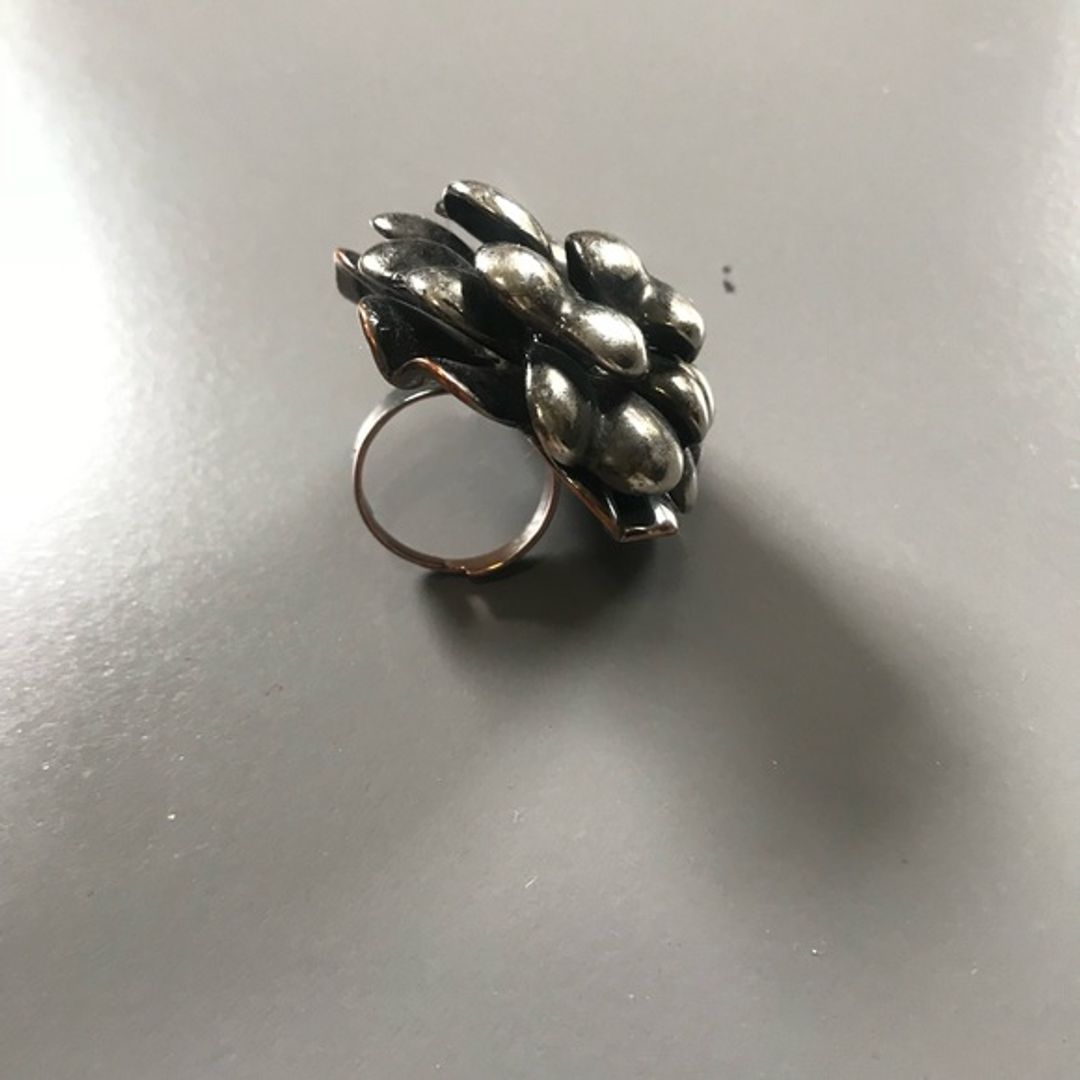 Intermix Metal Flower Statement Ring
