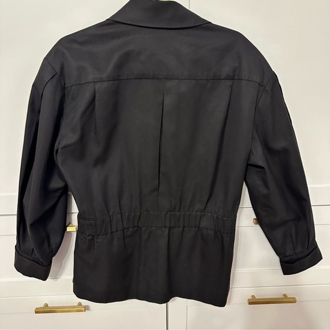 Chanel Vintage Cotton Jacket with Camellia Buttons