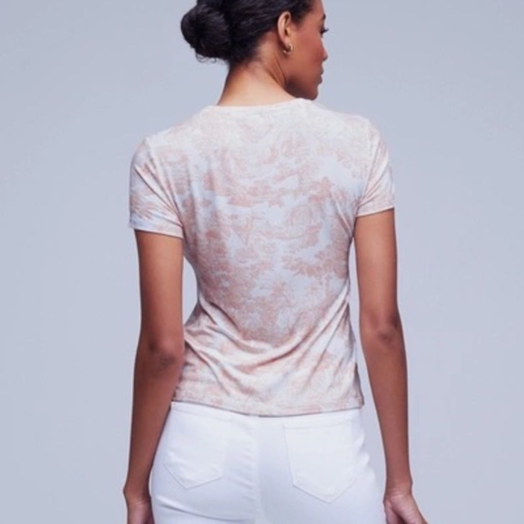 L'Agence Ressi Short Sleeve Printed Tee