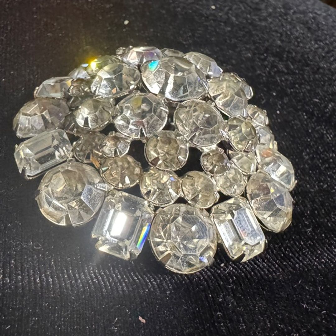 Vintage Rhinestone Brooch