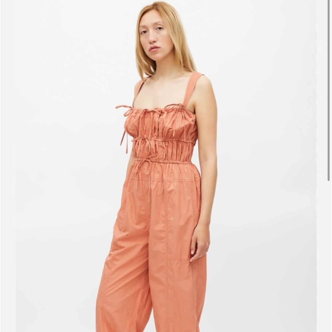 Tatum Drawstring Jumpsuit in Orange #5