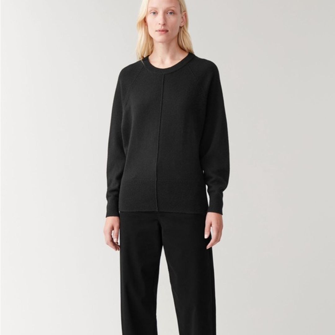 COS knitted cotton-yak sweater