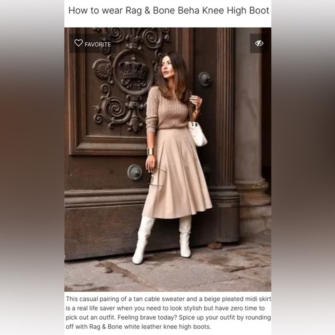 Rag & Bone Beha Knee High Crinkled Leather Boots