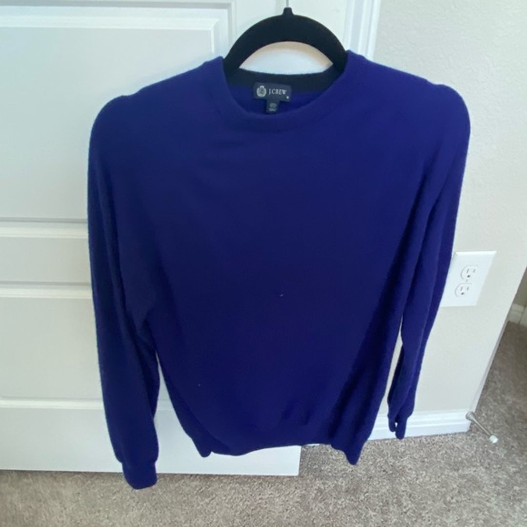 JCrew Blue Wool Sweater