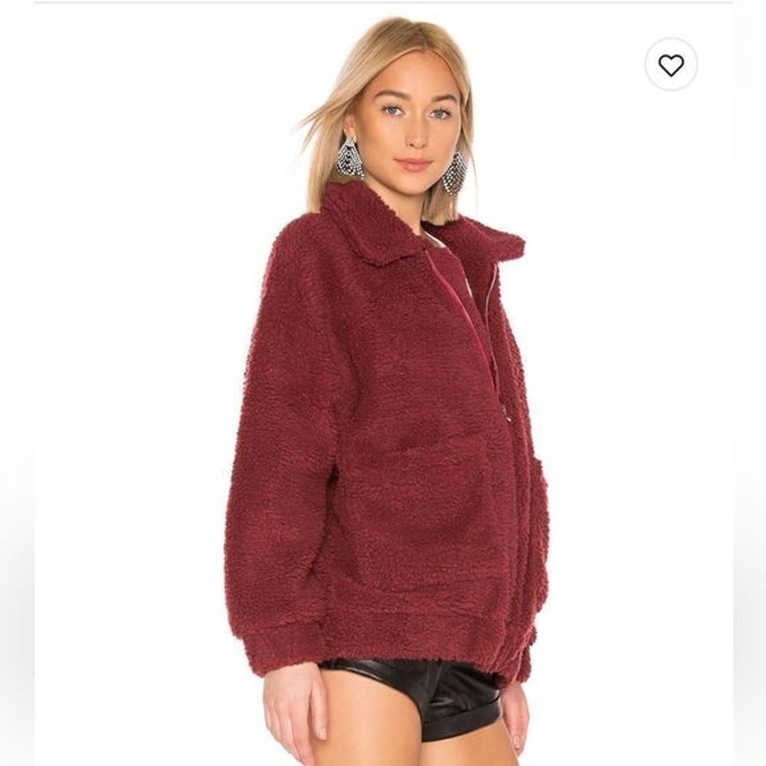 I.AM.GIA "Pixie Jacket" in burgundy size small! SOLD OUT ONLINE