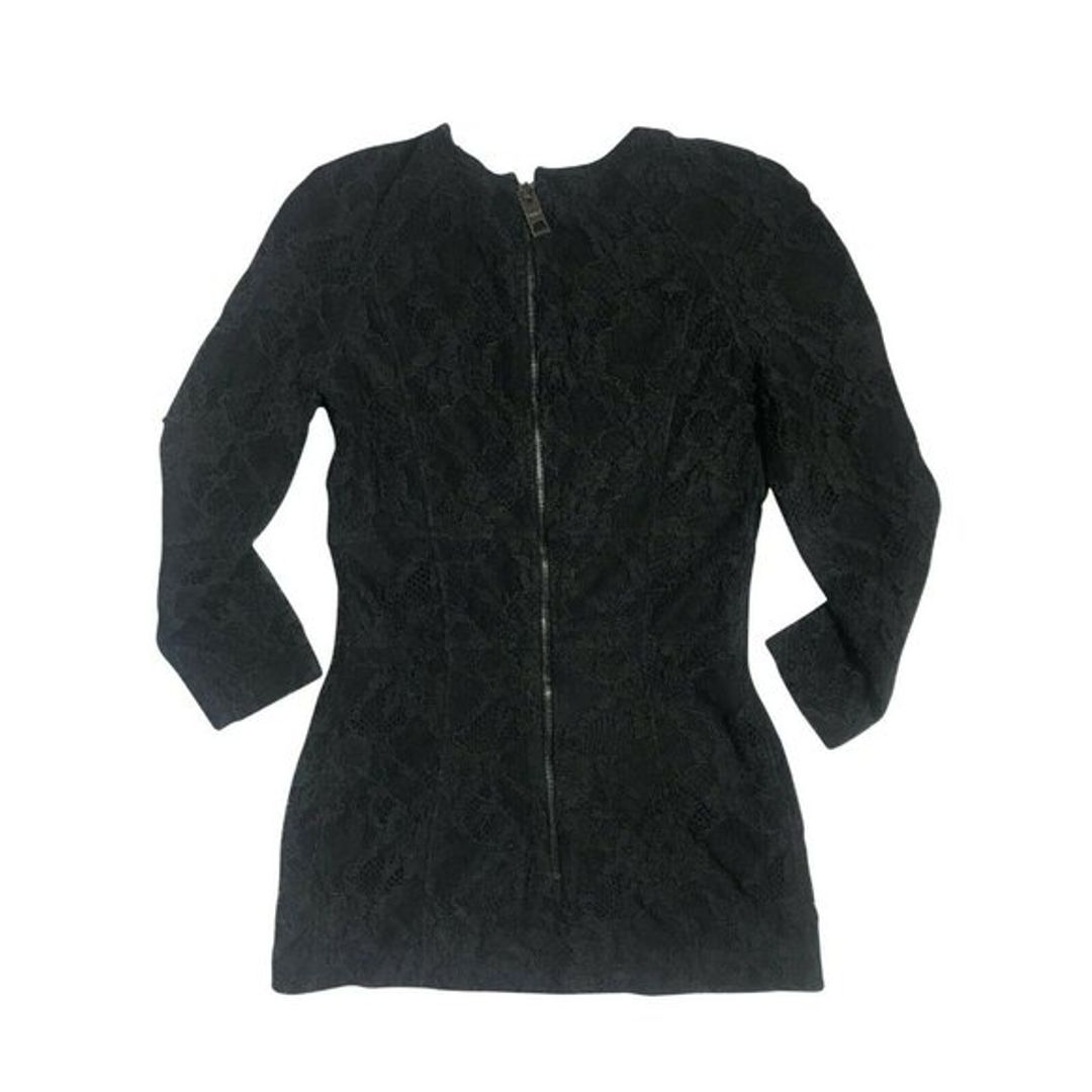 Burberry Prorsum Top Blouse Shirt Lace 3/4 Sleeve