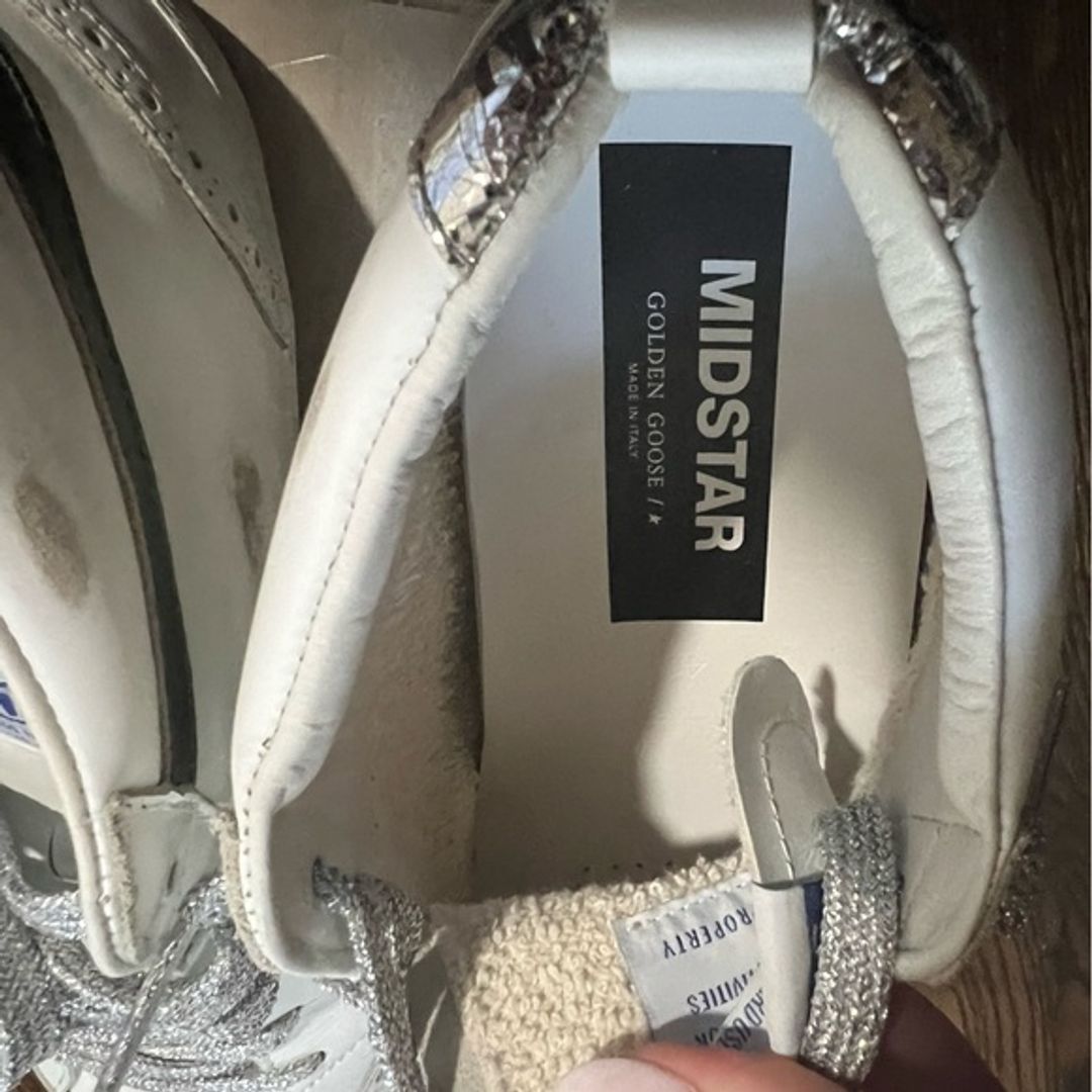 NWT Golden Goose Mid Star Sneakers White