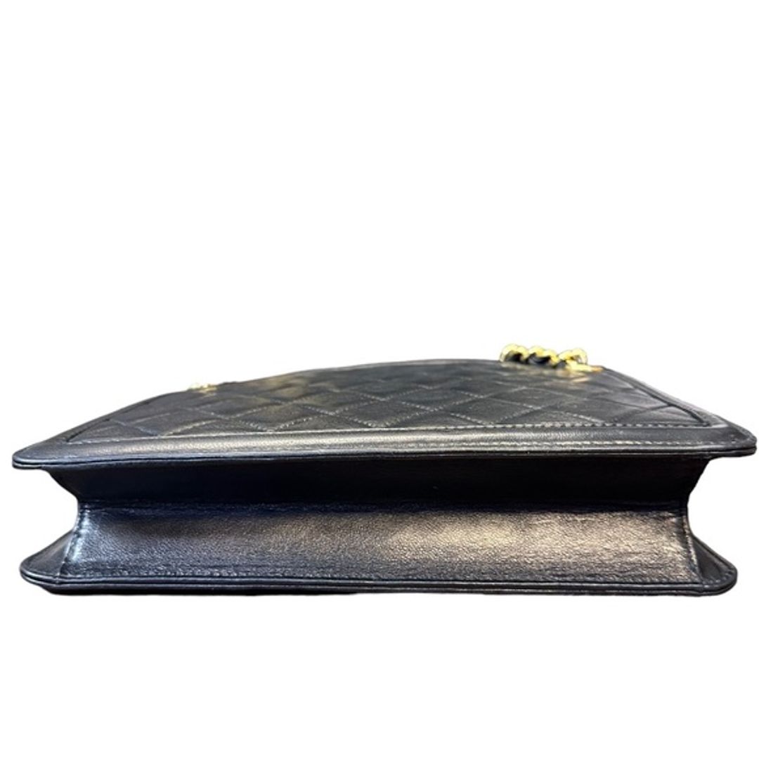 Chanel Vintage 80s Lambskin Leather Mini GST Crossbody Bag