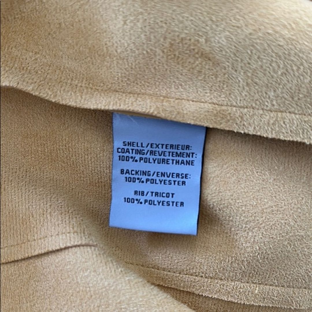 Bagatelle Faux Leather Moto Jacket with Design and Draped Lapel