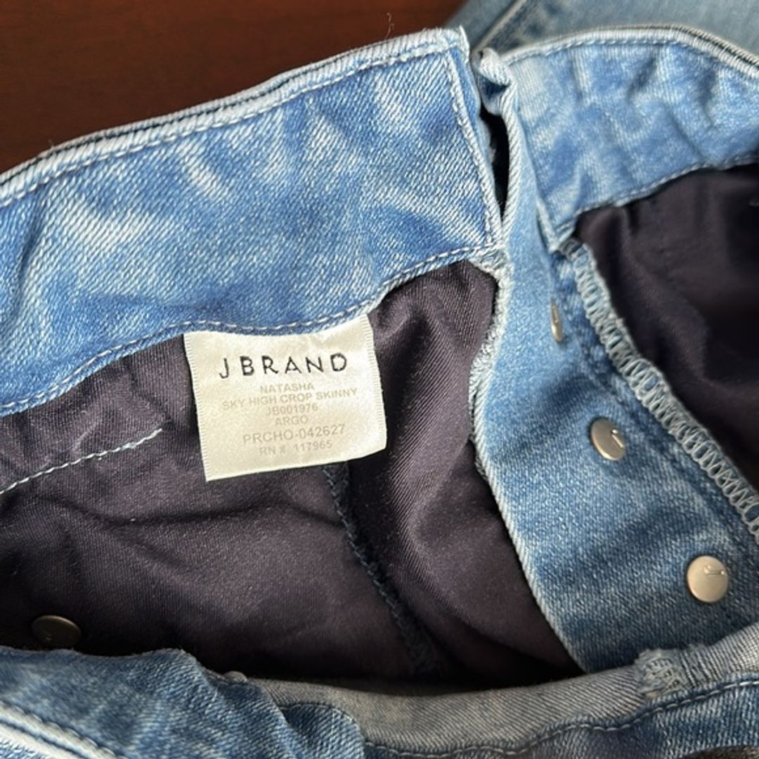 J Brand Natasha Sky High Crop Skinny Jeans