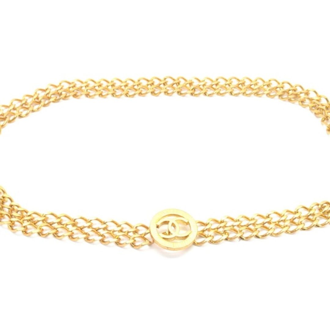 Chanel Double Chain Vintage 80s Belt Necklace 24K Gold