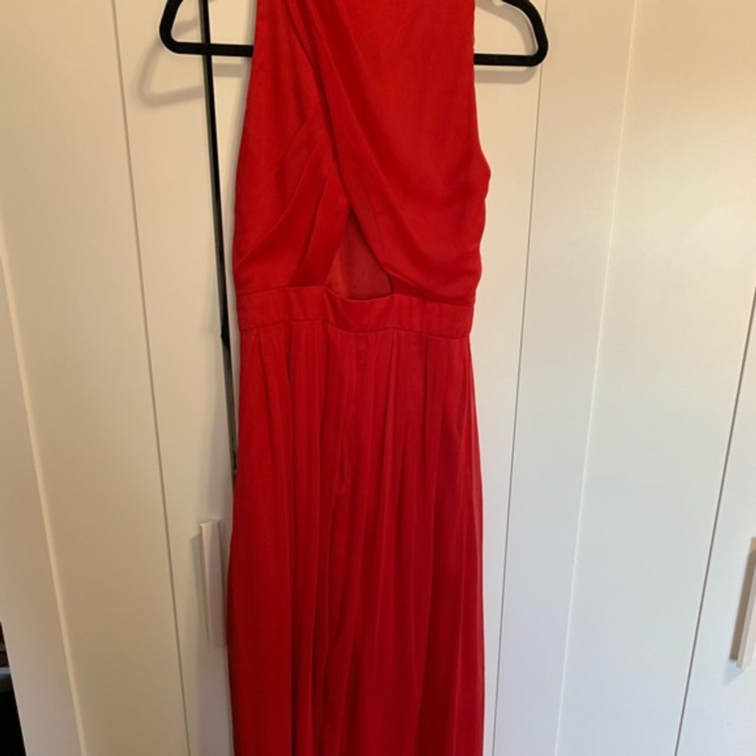 Lela Rose Crimson Red Bridesmaid Dress