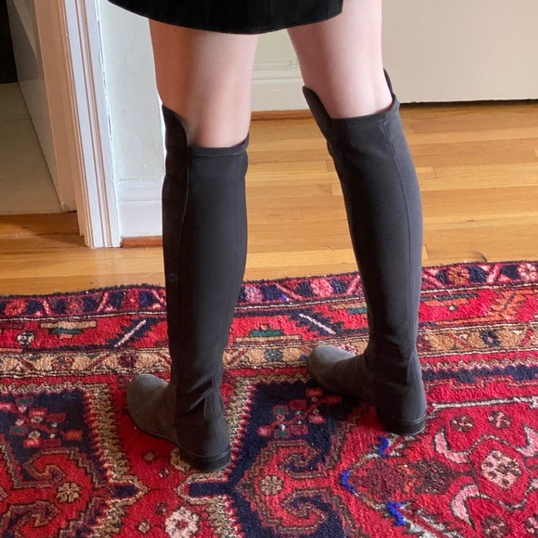 Stuart Weitzman Grey Suede 5050 boots - 7