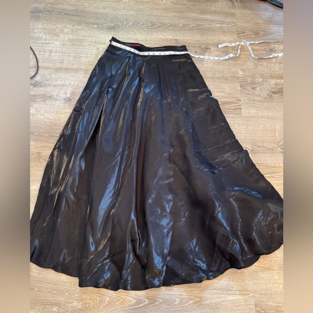 JS Collection Elegant Black Maxi Skirt