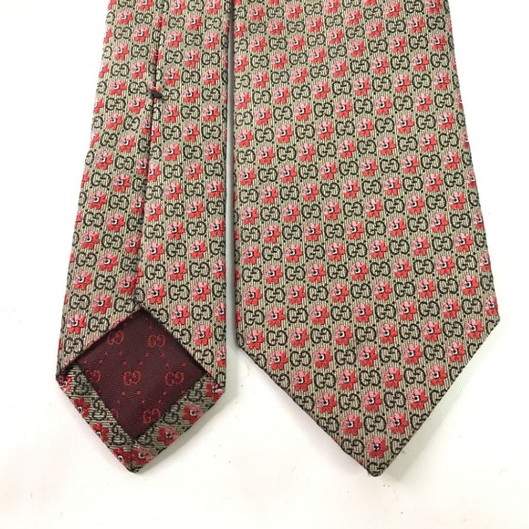 Gucci Silk GG Guccissima Floral Tie
