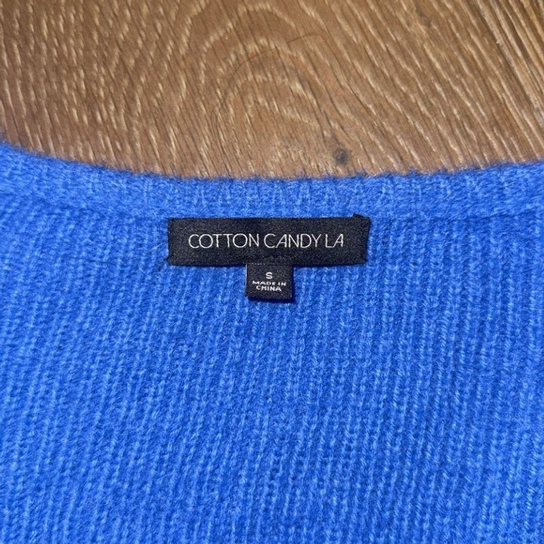 Vibrant Blue Knit Sweater