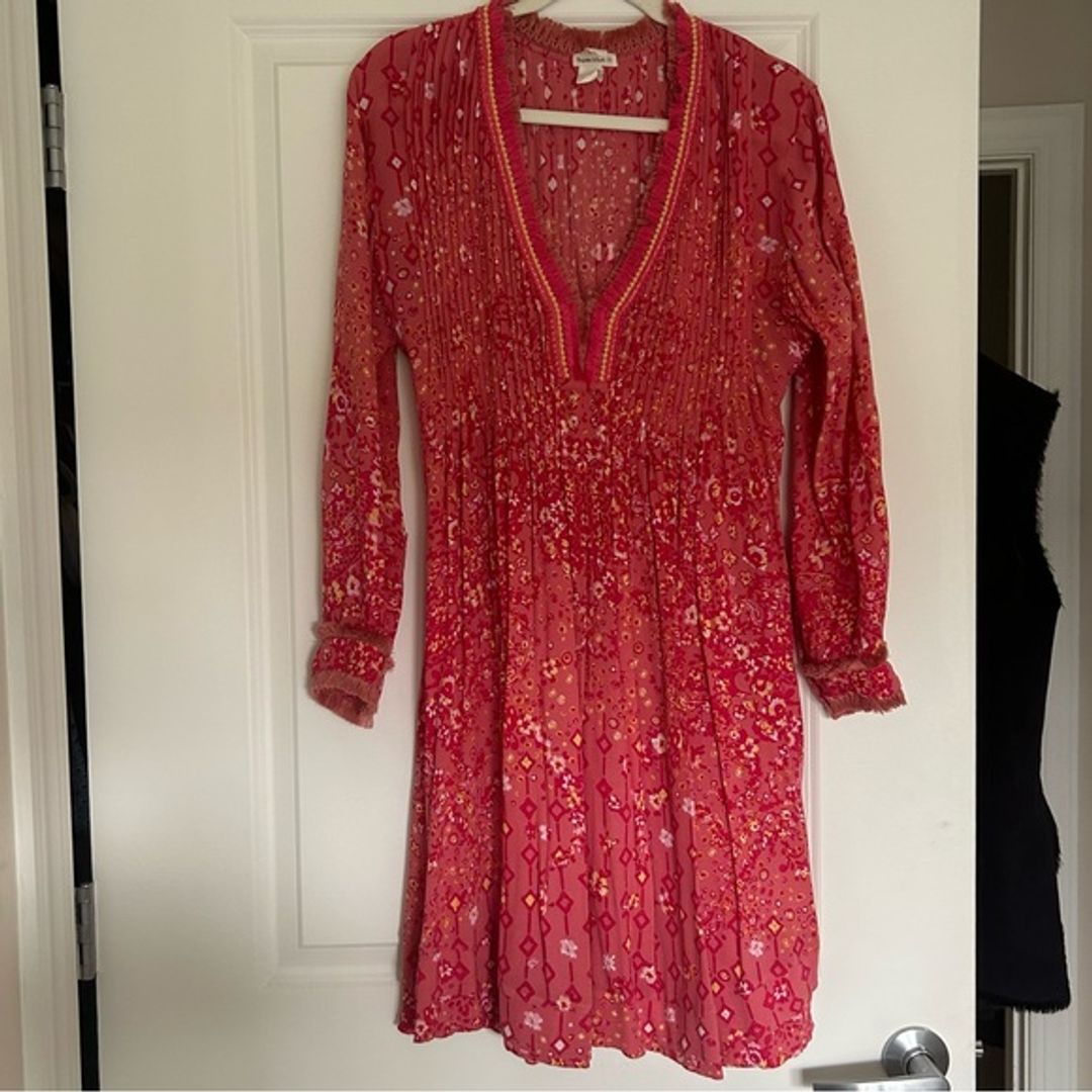 Poupette St Barth Ola Long Sleeve Mini Dress