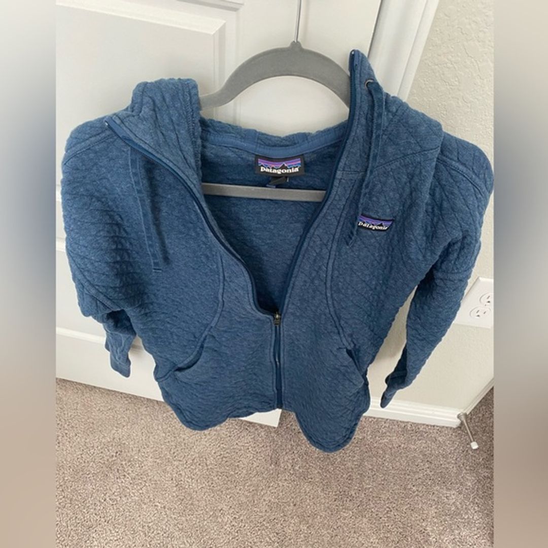 Organic cotton Quilted Zip-up Hooded Patagonia Jacket