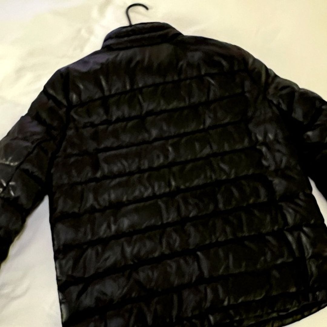 J. Crew Black Shiny Fitted Puffer Jacket