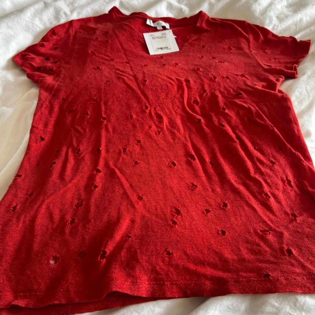 Iro Distressed Tee T-Shirt Top