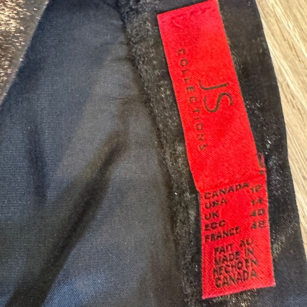 JS Collection Elegant Black Maxi Skirt