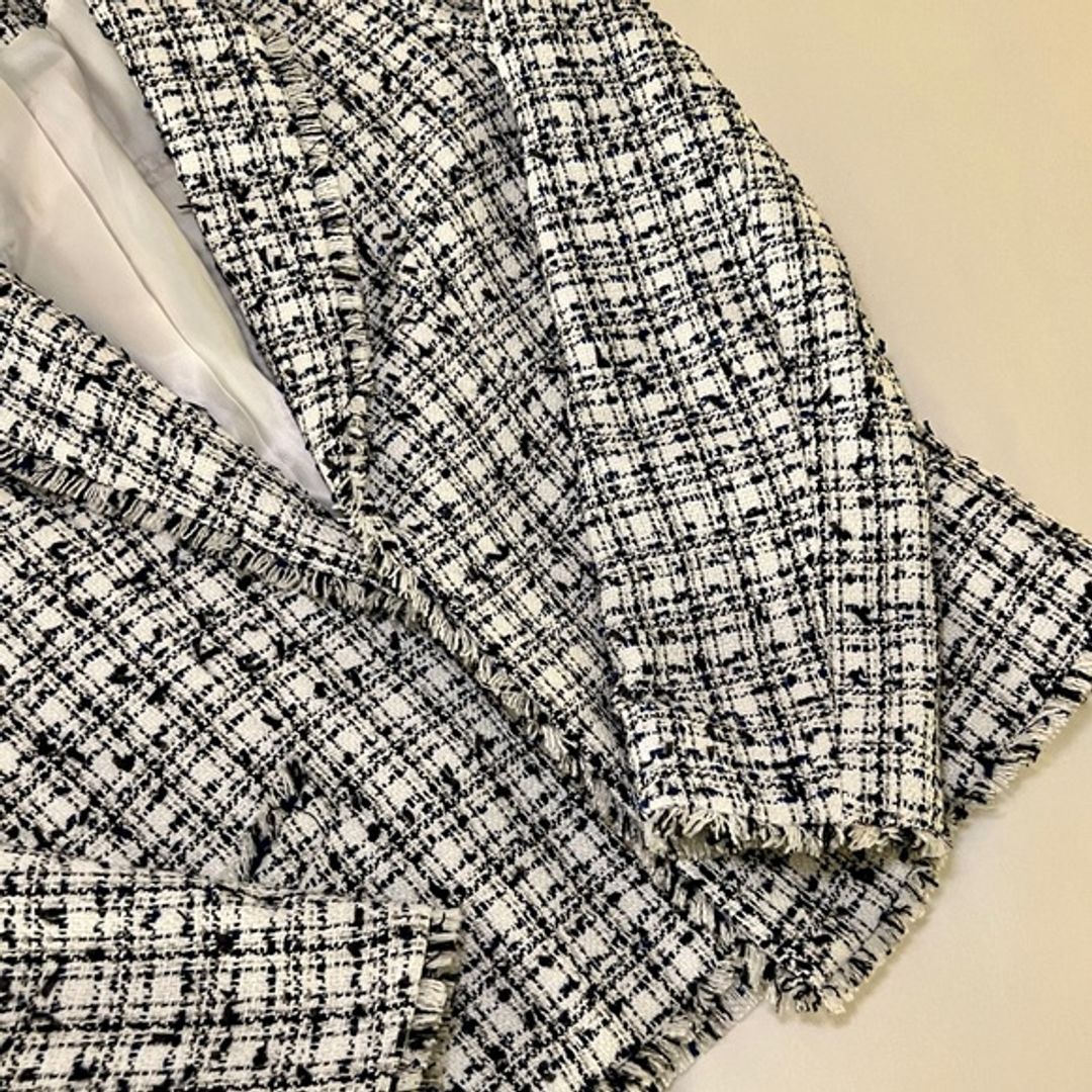 H&M Textured Tweed Weave Jacket