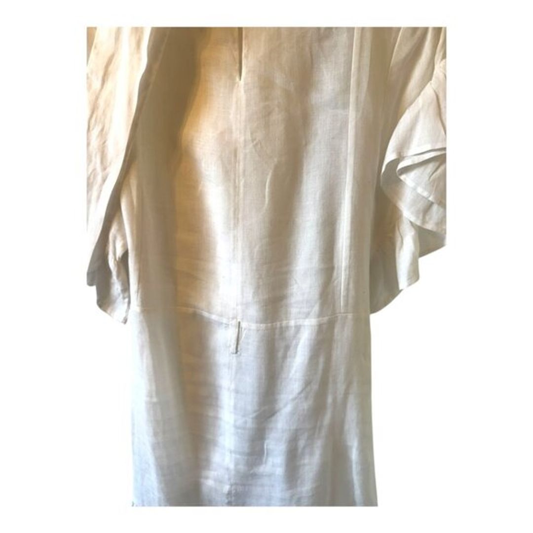 Isabel Marant Etoile Delicia Linen Ruffle Tiered Mini Dress