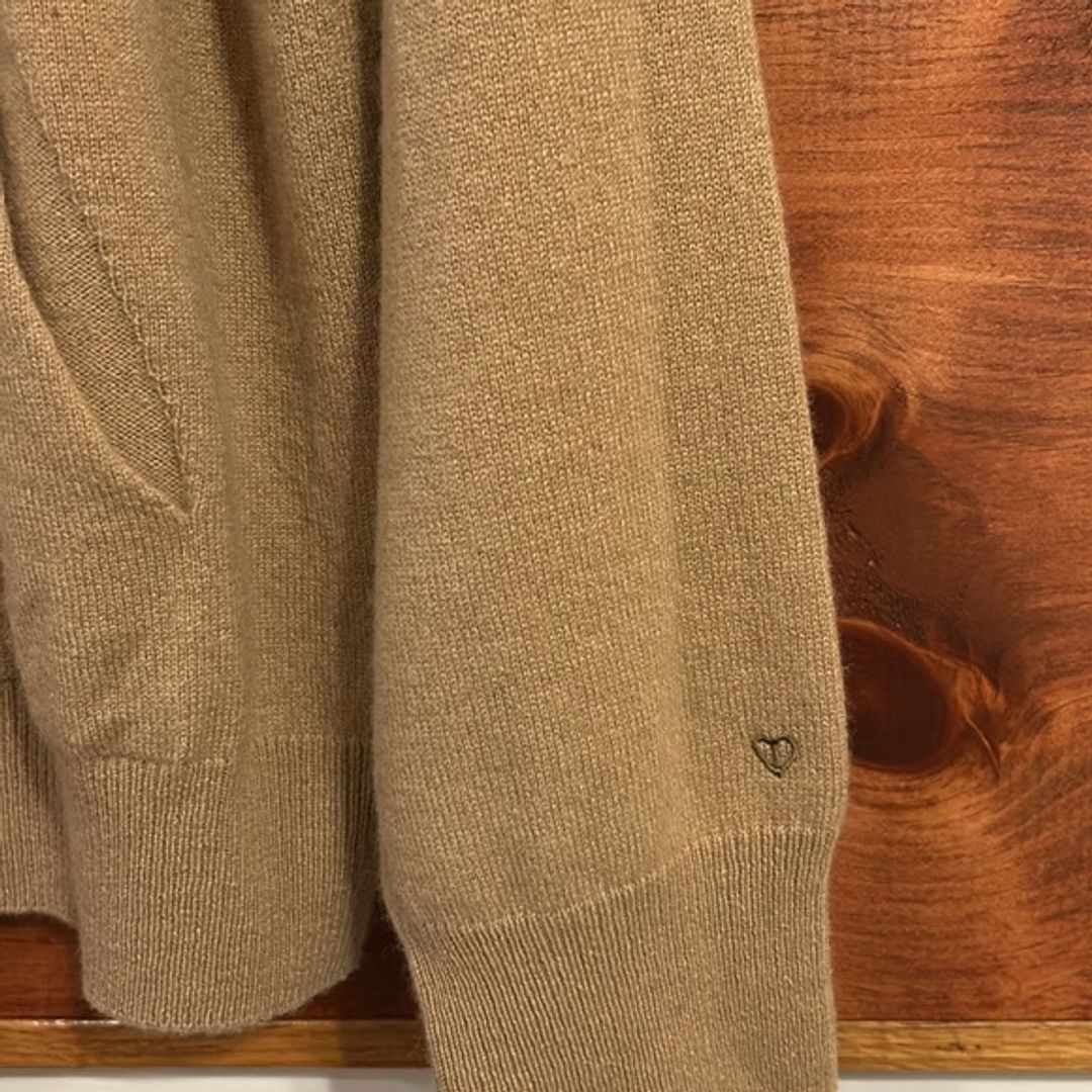 Seven Gauge Beige Cashmere Hoodie