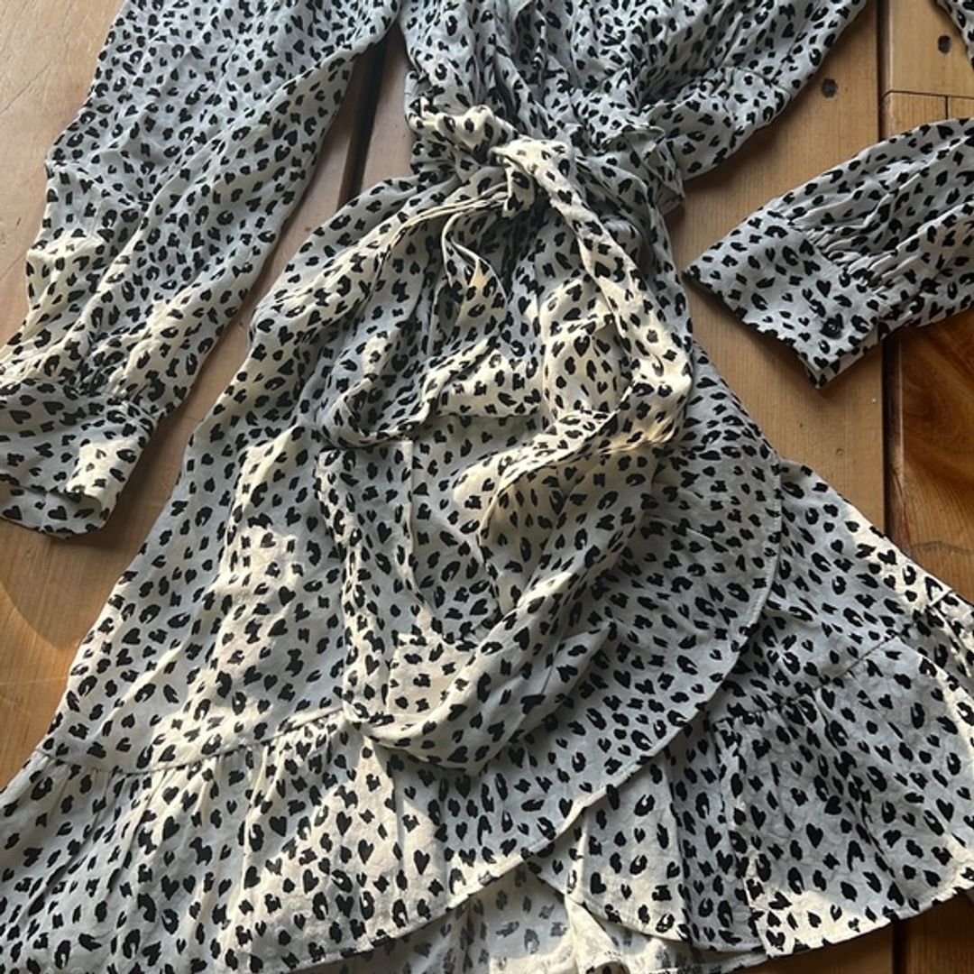 Maje Rosana Leopard Dress