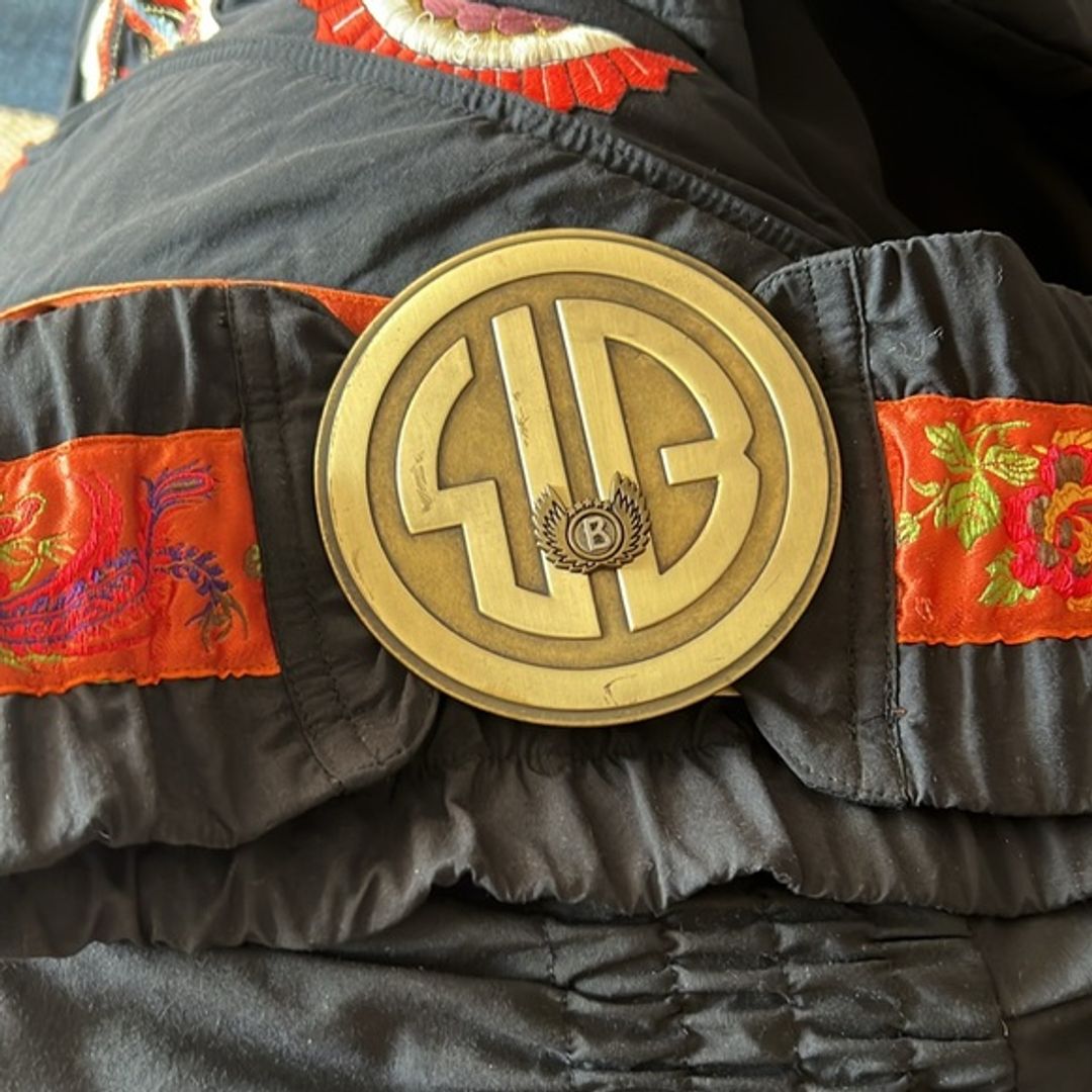 Bogner Ski Suit Whimsical with Amazing Belt